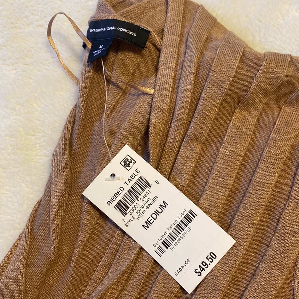 Macys INC Ribbed Top - Picture 3 of 6